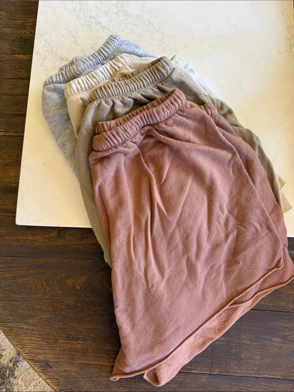 Aerie short Bundle in Dusty Rose, Taupe, Gray, and Cream - Picture 1 of 4
